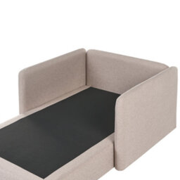 Beliani Chaise Longue Egeris Fabric Beige - thumbnail 7