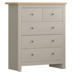Lassic Vida Designs Arlington Grey 3+2 Drawer Chest (H)950mm (W)790mm (D)395mm - thumbnail 7