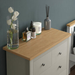 Lassic Vida Designs Arlington Grey 3+2 Drawer Chest (H)950mm (W)790mm (D)395mm - thumbnail 4