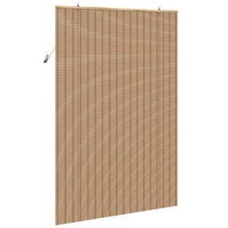 Berkfield Modern Window Blinds & Shades Manual Light Brown 150 X 220 Cm Bamboo - thumbnail 4