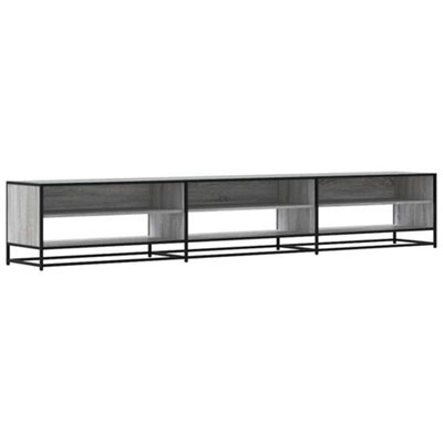 Berkfield Industrial Tv Cabinet Grey Sonoma 270X40X46 Cm Engineered Wood