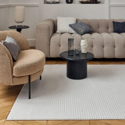 The Rugs Carmel Cream Geometric Design Area Rug And Runner Non Shedding, Stain Resistant, Soft - thumbnail 8