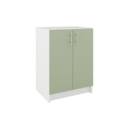 Jd Greta Kitchen Base Unit 600mm Storage Cabinet With Door Shelf 60Cm - Sage Green Matt - thumbnail 1