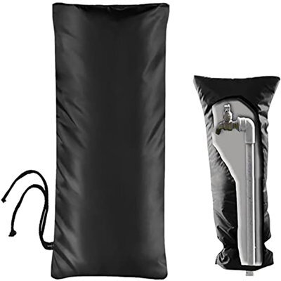 Outdoor Faucet Cover Socks For Winter Frost Protection, 19 L X 8.26 W. Large Covers. - image 1