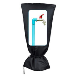 Outdoor Faucet Cover Socks For Winter Frost Protection, 19 L X 8.26 W. Large Covers. - thumbnail 4