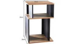 Spot On Dealz Small Side Table 2 Tier Living Room Tables Bedside End Occasional Tables - thumbnail 4