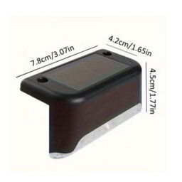 SECURICAM 16 Pack Solar Led Deck Lights - Cold White - Patio Garden Pathway Stairs Fence - thumbnail 5