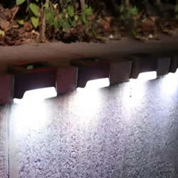 SECURICAM 16 Pack Solar Led Deck Lights - Cold White - Patio Garden Pathway Stairs Fence - thumbnail 3