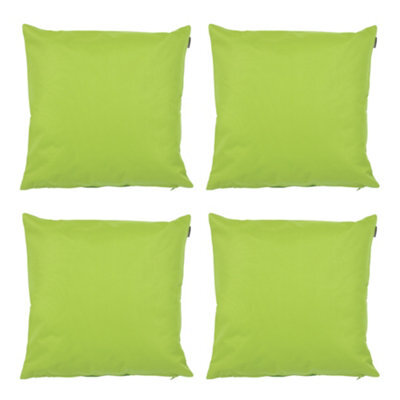 icon Indoor And Outdoor Waterproof Filled Cushion Set Of 4 Lime Green - image 1