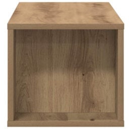 Berkfield Modern Wall Mounted Tv Cabinet In Artisan Oak - 100X30X26.5 Cm, Made From Engineered Wood - thumbnail 7