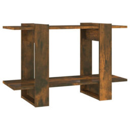 Vidaxl Book Cabinet/room Divider Smoked Oak 80X30X51 Cm Book Cabinets