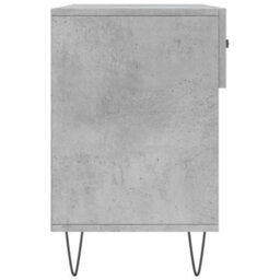Berkfield Industrial Shoe Bench Concrete Grey 102X35X55 Cm Engineered Wood - thumbnail 7