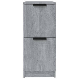 Berkfield Sideboards 2 Pcs Grey Sonoma 30X30X70 Cm Engineered Wood - thumbnail 5