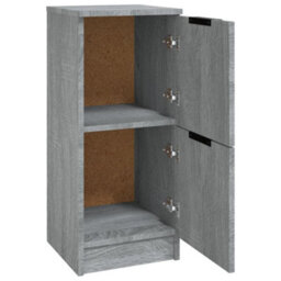 Berkfield Sideboards 2 Pcs Grey Sonoma 30X30X70 Cm Engineered Wood - thumbnail 6