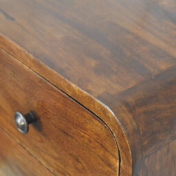 Artisan Furniture Solid Wood Floating Mini Chestnut Bedside - thumbnail 8