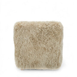 Sheepskin Armchair Oak Wood Frame Scandinavian Accent Chair Curved Arms - thumbnail 6