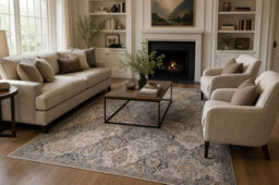 RugsX Carpet Wool Nain Ornament 1541/51655 Beige Blue 80X150 Cm - thumbnail 5