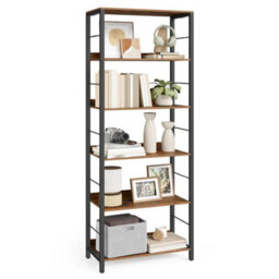 6-Tier Bookcase, Book Shelf, 30 X 60 X 178 Cm - thumbnail 2