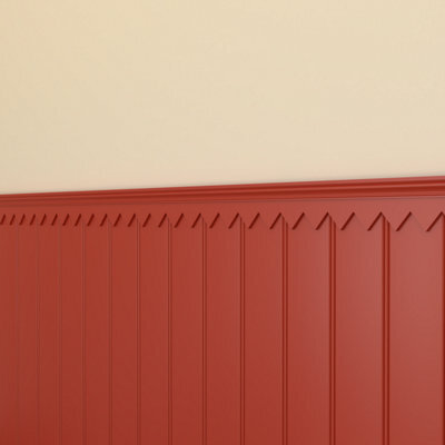 (Pack Of 2) Medium Zigzag Trims - 1M Long - Wall And Shelf Edging Mdf Wood - (By Trims & Co.) - image 1