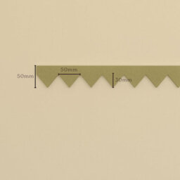 (Pack Of 2) Medium Zigzag Trims - 1M Long - Wall And Shelf Edging Mdf Wood - (By Trims & Co.) - thumbnail 2