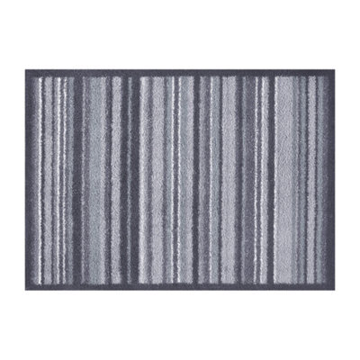 Kleen-Tex Turtle Mat Design Slate Stripe 60X85 - image 1