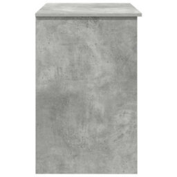 Berkfield Desk With Storage Concrete Grey 90X49.5X75 Cm Engineered Wood - thumbnail 6