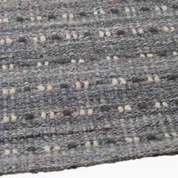 Pacific Lifestyle Indoor Outdoor Grey Double Stitch Design Rug - thumbnail 3