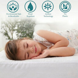 Imperial Rooms Waterproof Mattress Cover Soft Absorbent Surface King 30Cm Pocket Secure Grip Edges - thumbnail 2