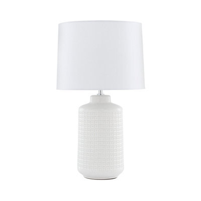 Pagazzi Lighting Pagazzi Ebbie White Ceramic Table Lamp - image 1