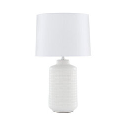 Pagazzi Lighting Pagazzi Ebbie White Ceramic Table Lamp - thumbnail 1