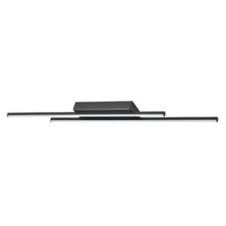Happy Homewares Designer Brushed Black Metal Kitchen Led 89Cm Ceiling Light Fitting - thumbnail 1