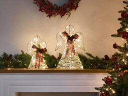 Beliani Christmas Decoration Annsjon Angel 30/40 Cm Multicolour - thumbnail 2