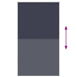 Berkfield Roller Blind Blackout Marine 135X230 Cm Fabric Width 131.6 Cm Polyester - thumbnail 5