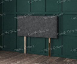 Comfy Deluxe 6Ft Superking Mink Chenille Plain 26Inch Headboard - thumbnail 1
