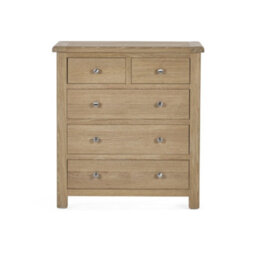 Julian Bowen Memphis Limed Oak 3 + 2 Drawer Chest - thumbnail 8
