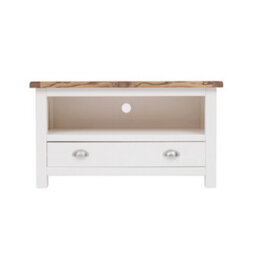 Cabinet Bits Lovere Off White 1 Drawer Tv Cabinet Chrome Cup Handle