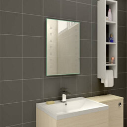 Rinse Bathrooms 700X500mm Illuminated Led Bathroom Mirror With Demister Ip44 - thumbnail 2