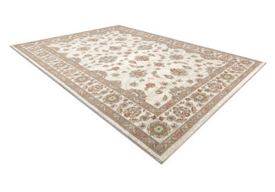 RugsX Wool Carpet Soho 477.15.la102 Osta Ornament, Frame Natural Beige 200X300 Cm - image 1