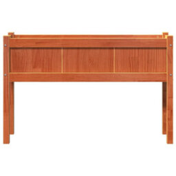 Berkfield Garden Planter With Legs Wax Brown 110X31X70 Cm Solid Wood Pine - thumbnail 5