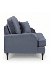 Loft Home Olivia Slate Blue Fabric Armchair - thumbnail 4