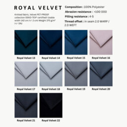 Loft Home Olivia Slate Blue Fabric Armchair - thumbnail 9