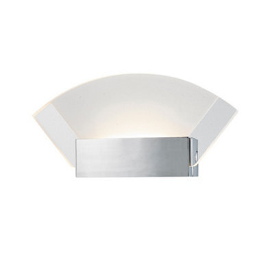 Luminosa Lighting Luminosa Modern Led Wall Lamp Nickel, Warm White 3000K 420Lm
