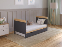 Love For Sleep Levi Cot Bed 120X60Cm With Drawer And Microfiber Quilted Mattress - thumbnail 7