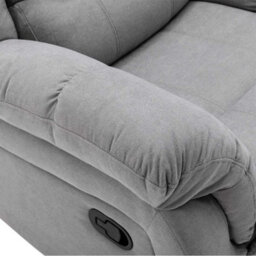 More4Homes Seattle Manual Recliner Fabric 1+2 Seater Sofa Set (Grey) - thumbnail 6