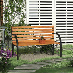 Easylife 3-Seater Garden Bench (Wood/steel) With Weatherproof Cover