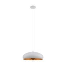 Eglo Mogano White And Gold Metal Ceiling Fitting, (D) 40Cm - thumbnail 2