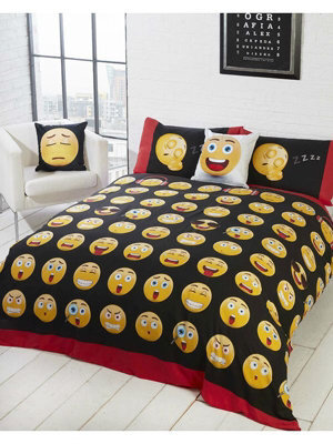 Emotional Icons Single Duvet Cover And Pillowcase Set - image 1
