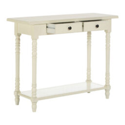 Orsina Console Table For Hallway, Pine Wood Hallway Table For Home Décor, Wood Table With 2 Drawers For Office - thumbnail 5