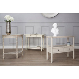 Orsina Console Table For Hallway, Pine Wood Hallway Table For Home Décor, Wood Table With 2 Drawers For Office - thumbnail 7