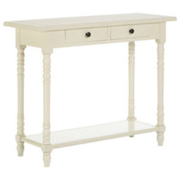 Orsina Console Table For Hallway, Pine Wood Hallway Table For Home Décor, Wood Table With 2 Drawers For Office - thumbnail 2